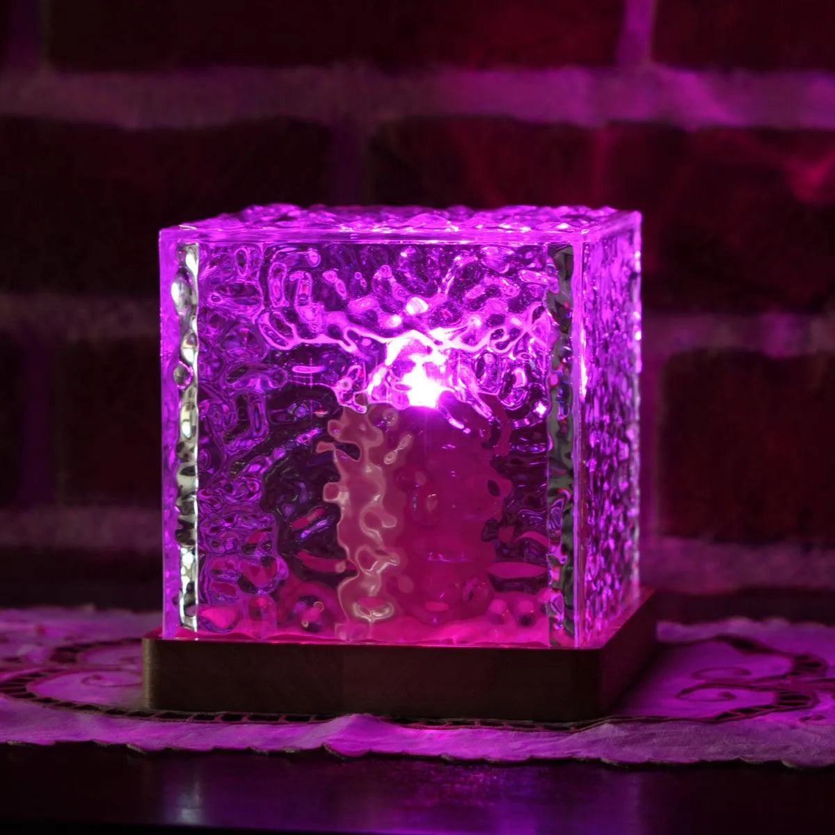 Cube de lumière océan à led variables